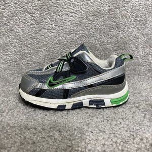 NIKE T-Run 2 Alt INFANT Toddler 336468-002 Black Grey Sneakers Kid's US Size 5C